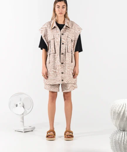 Mel B Vest - Brown Arpyes