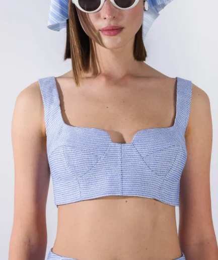 Rachel Top - Light Blue Arpyes