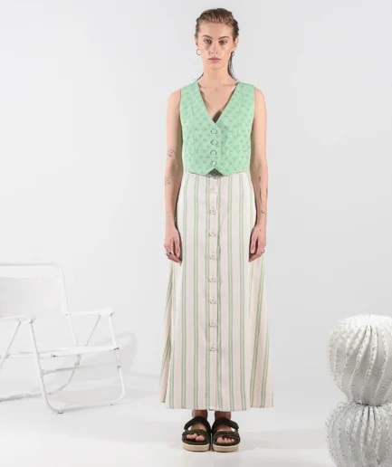 Ross Skirt - Green Arpyes