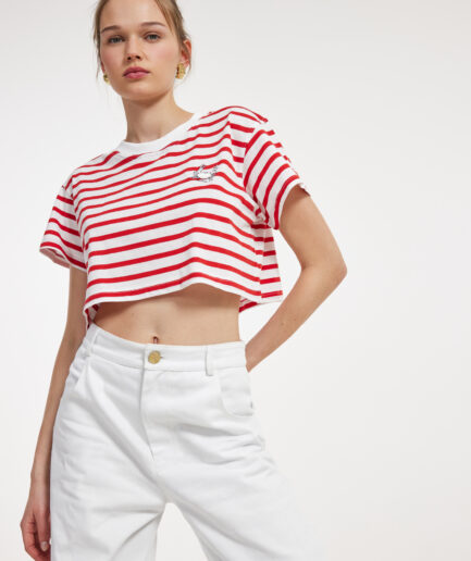 Nala Top - Red Stripes Hemithea