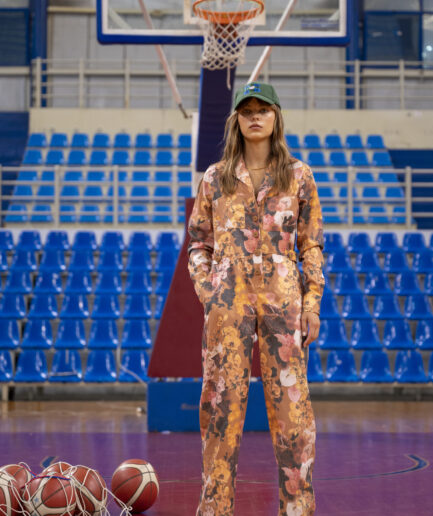 Apricot Jumpsuit - Caramel Hemithea