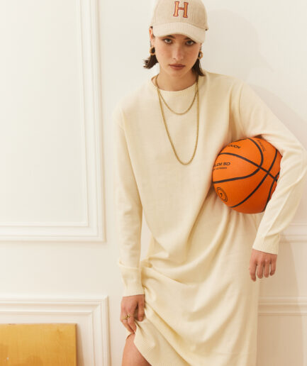 Ohio Dress - Cream Hemithea