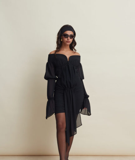 Odette Dress - Black La Chaine
