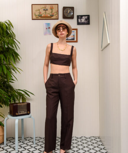 Coconut Milk Pants - Brown Arpyes
