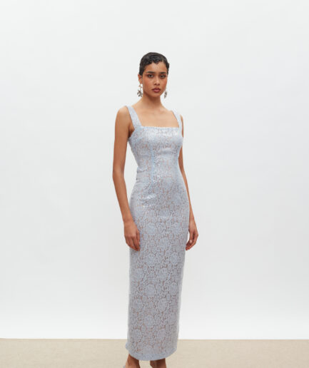 Kali Lace Dress - Baby Blue Mix & Match