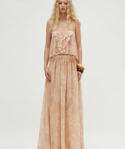Indie Skirt - Nude Pink Hemithea
