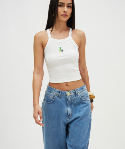 Piera Top - White Hemithea