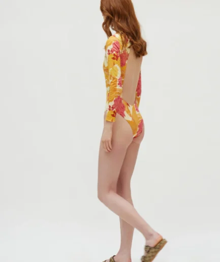 Elli Swimsuit - Banana Yellow Hemithea