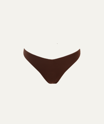 Brown Low Cut Bikini Bottoms Vassia Kostara