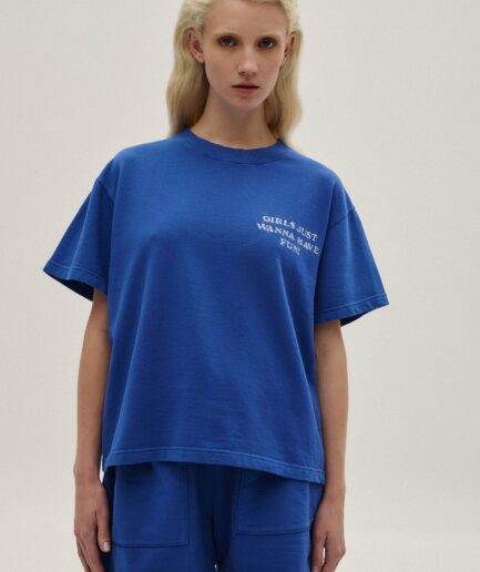 Blouse Cotton - Royal Blue Combos