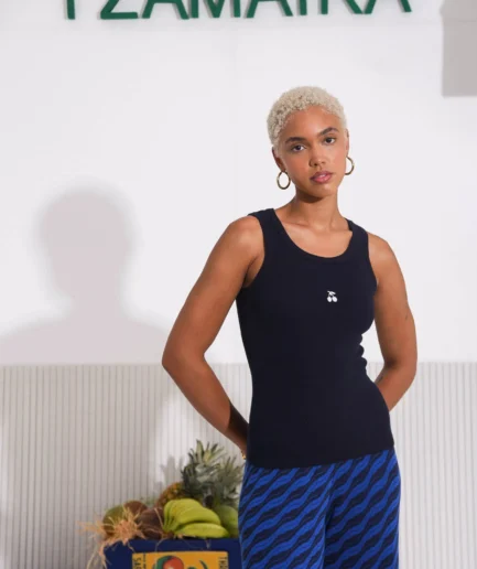 Saltfish Tank Top - Dark Blue Arpyes