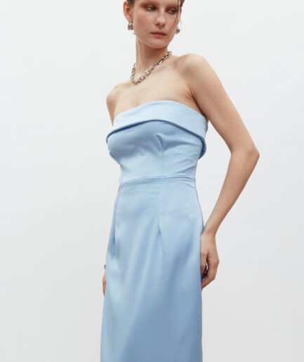 Marta Dress - Baby Blue Mix & Match