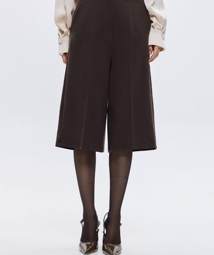 Reba Bermuda Shorts - Brown Dolce Domenica