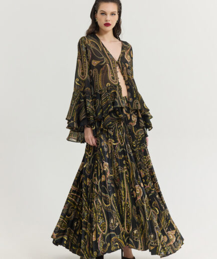 Campari Top - Black Hemithea