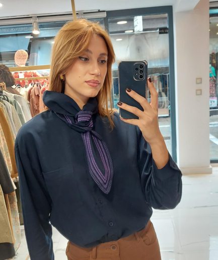 Isabel Blouse - Marine Blue Niso