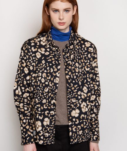 Freddie Cotton Shirt - Animal Print Niso