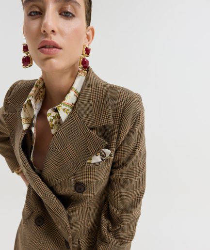 Scotch Blazer - Brown Hemithea