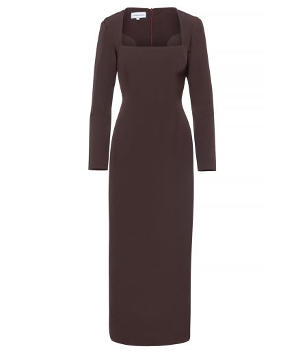Celia Dress – Brown Mix & Match