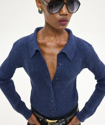 Gibson Top - Blue Hemithea