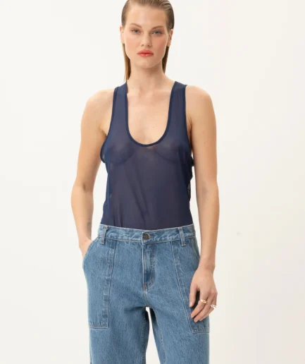Royal Blue Top Vassia Kostara