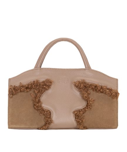 Cynthia Mini Bag Fur Tobacco La Chaine