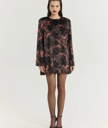 Chivas Dress - Brown Hemithea