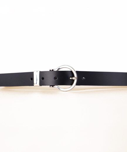 Lyanna Black Leather Salt & Pepper Jeans Co.