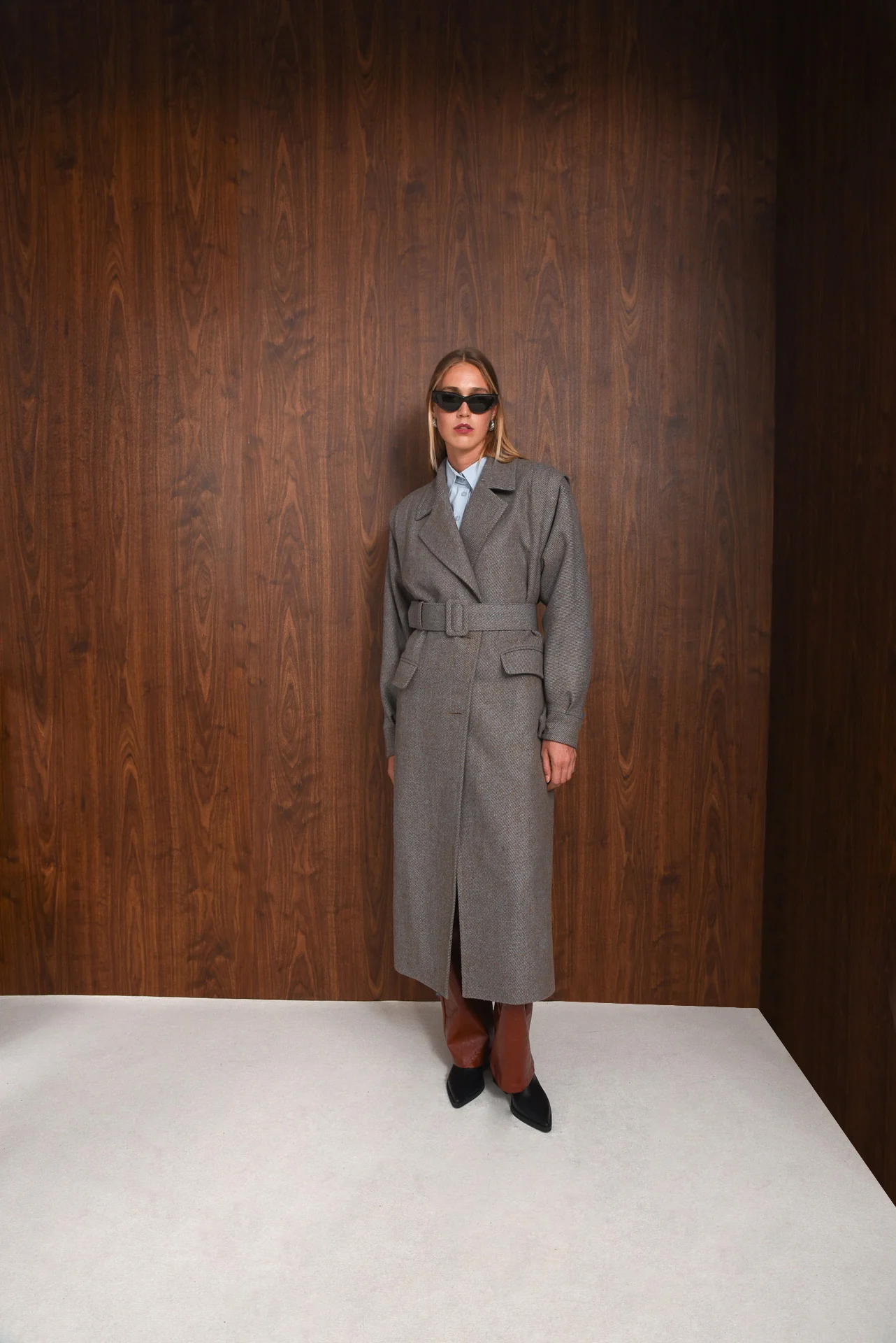 Decide Coat Greige Arpyes - COTTONCANDY BOUTIQUE