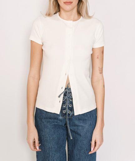 Christy Off-White Salt & Pepper Jeans Co.