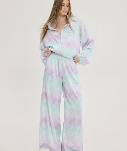 Peacock Pants - Purple Hemithea