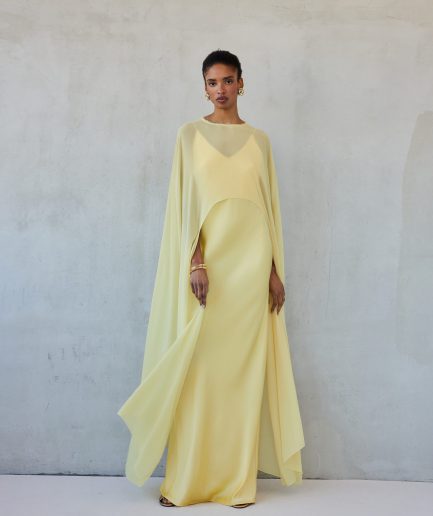 Long Sleeve Cape - Butteryellow Mix & Match