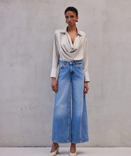 Regina Shirt Greige Mix & Match