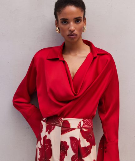 Regina Shirt - Passion Red Mix & Match