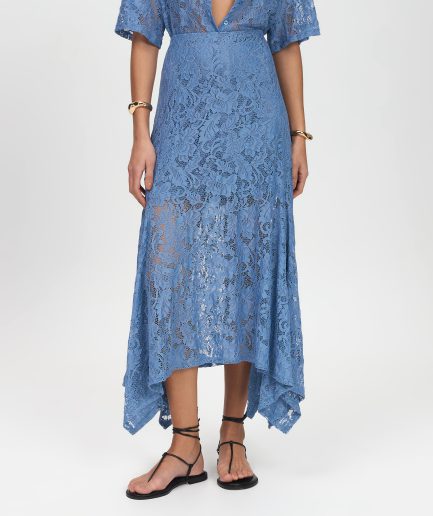 Leticia Skirt - Dusty Blue HAALS