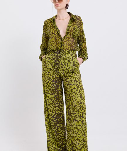 Marisa Leopard Print Trousers Dolce Domenica