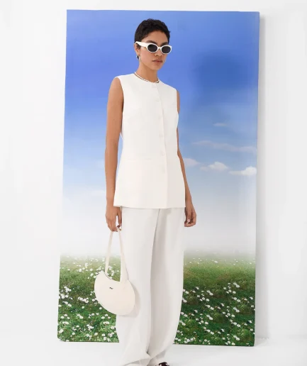Noa Vest - White Arpyes