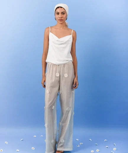August Pants - Ecru Arpyes