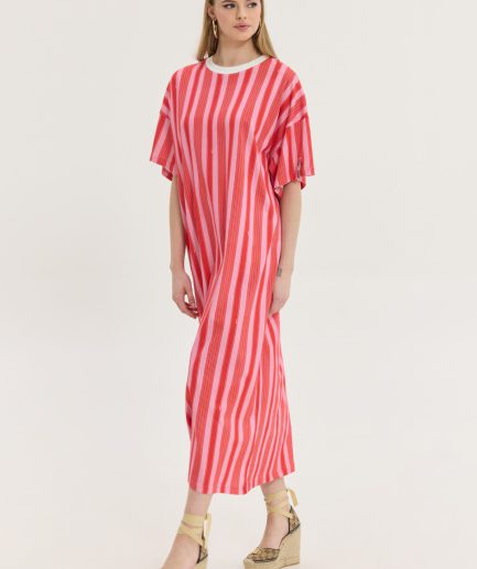Bronx Dress - Pink Stripes Hemithea