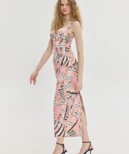 Merliah Dress - Coral Hemithea