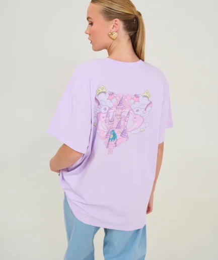 Cheetah T-Shirt Lilac -Baby Boom Hemithea