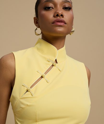 Thalia Dress - Yellow La Chaine