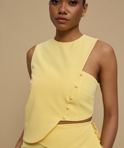 Wave Top - Yellow La Chaine