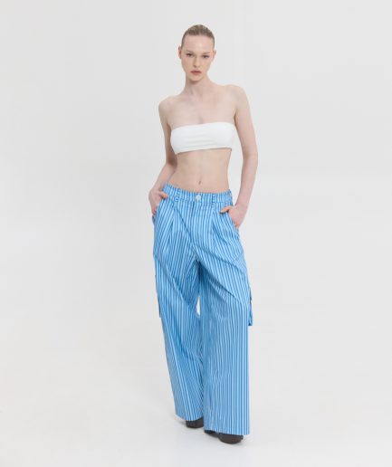 Devon Printed Pants - Stripes SunSetGo.