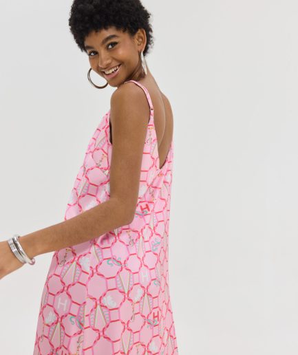 Teresa Dress - Pink Hemithea