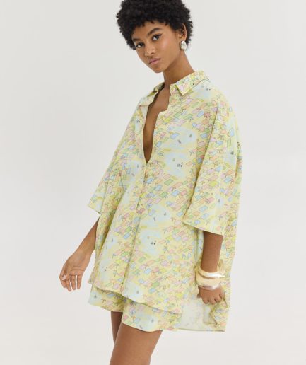 Granada Shirt - Green Hemithea