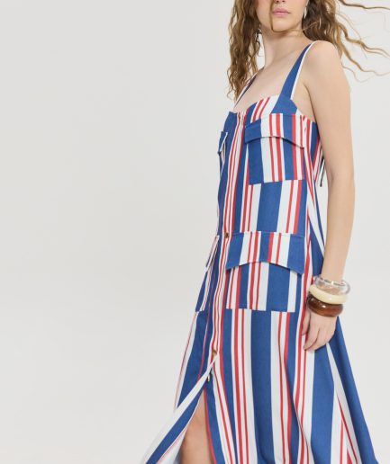 Star Dress - Nautica Stripes Hemithea