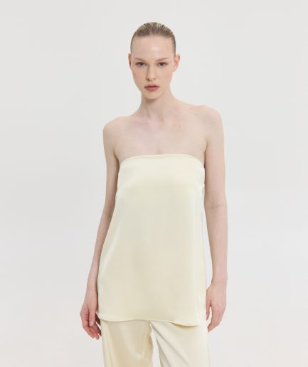 Maira Strapless Top - Ivory SunSetGo.