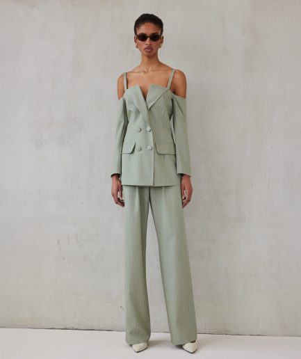 Kate Pants - Olive Stripes Mix & Match