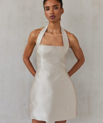 Victoria Dress - Greige Mix & Match