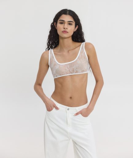 Rosa Bralette - White SunSetGo.